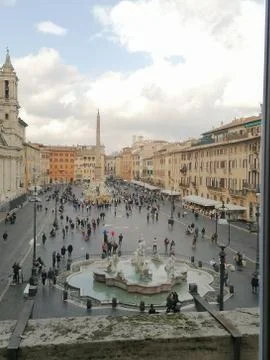 Piazza Navona Stock Photos