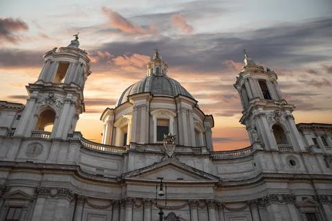 Piazza Navona. Stock Photos