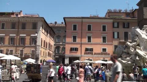 Piazza Navona, Rome Stock-Footage 21809018