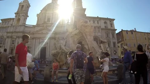 Piazza Navona (Rome) Stockbeeldmateriaal 99448986