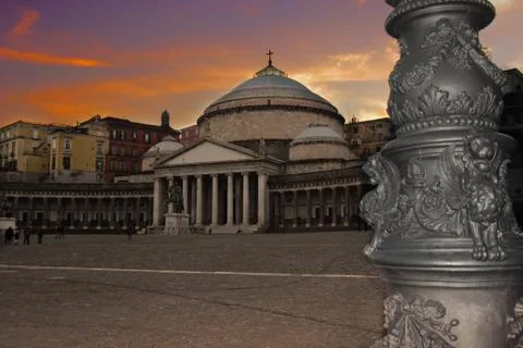 Piazza plebiscito Stock Photos