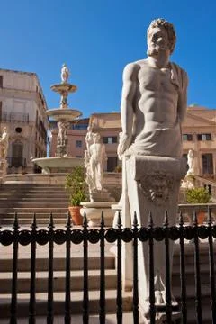 Piazza Pretoria Stock Photos