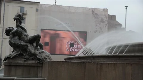 Piazza repubblica new screen def Video stock 150423063