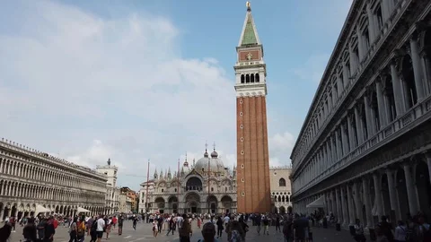 Piazza San Marco Video stock 120811923