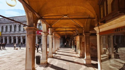 Piazza San Marco (St Mark's Square), Venice, Veneto, Italy Stock Footage 298912164