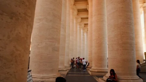 Piazza San Pietro Collones 1 (Editorial) Video stock 336021872