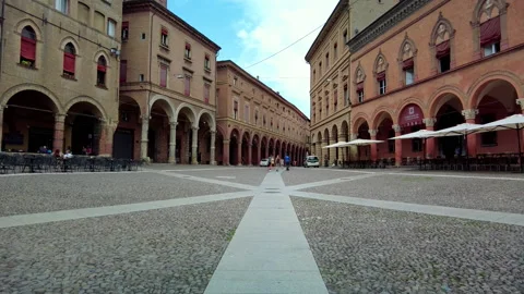 Piazza Santo Stefano deserted during the Covid-19 pandemic Stock Footage 156340259