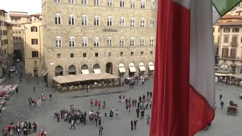 Piazza Signoria Video stock 101703055