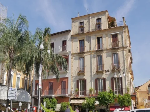 Piazza Tasso, Sorrento, Costiera Amalfitana (Amalfi Coast), UNESCO World Stock Footage