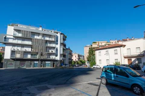 Piazza Three monuments in the center of Terni Foto stock