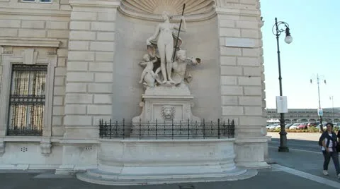 Piazza Unità, Trieste, Italy. Stock Footage