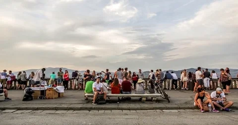 Piazzale Michelangelo Stock Footage 74313604