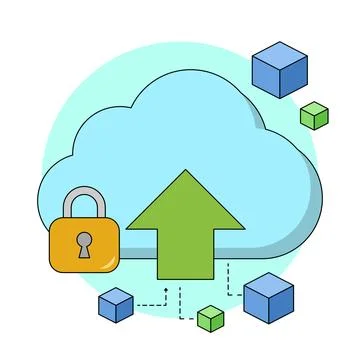 Pic 3 Cloud Back Up Ilustración de archivo
