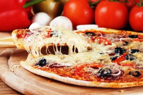 Pica slice Stock Photos