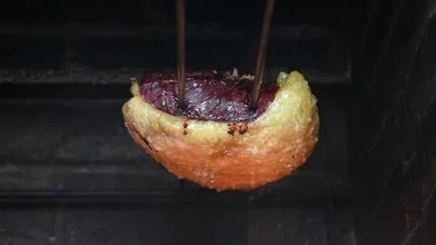 Picanha roasting on the grill. Stock Footage 149068448