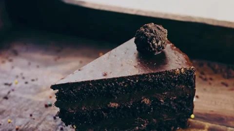 Picasso effect of Ferrero rocher cake on... | Stock Video | Pond5