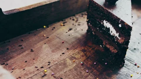 Picasso effect of Ferrero rocher cake on... | Stock Video | Pond5