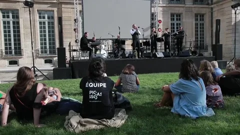 The Picasso Museum in Paris opens for 24 hours, París, FR - 05 Sep 2021 Stock Footage 204053393
