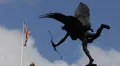 Piccadilly Circus Cupid Eros Bronze Statue Sculpture Angel Symbol Monument HD Footage
