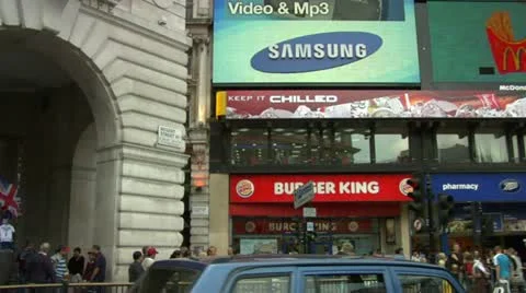 Piccadilly Circus Stock Footage 10806929