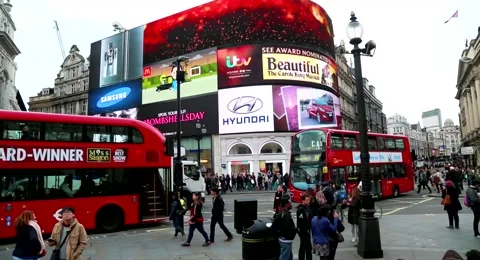 Piccadilly Circus 스톡 동영상 56704727