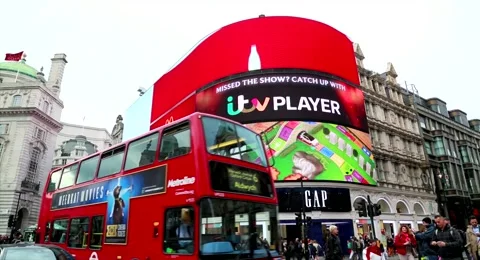 Piccadilly Circus 스톡 동영상 56705257
