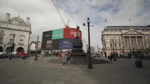 Piccadilly Circus Stock Footage 126648705