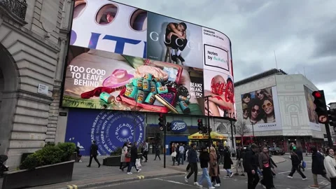 Piccadilly Circus Stock Footage 272219805