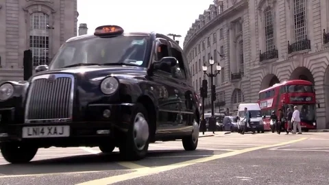 Piccadilly Circus, London Stock Footage 77140813