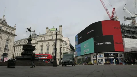 Piccadilly Circus time lapse. Stock Footage 153529316
