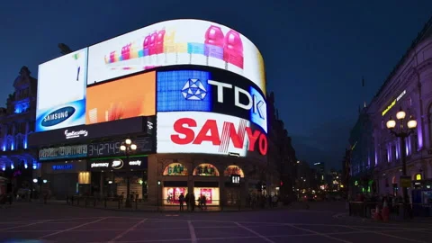 Piccadilly Circus Time-lapse Stock Footage 279565890