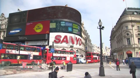 Piccadilly Circus Timelapse 1 動画素材 2868715