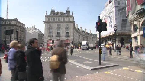Piccadilly Circus Timelapse 3 動画素材 2868645
