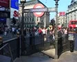 Piccadilly Circus Underground Subway Entrance, London circa 2004 SD Footage