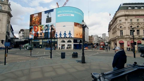 Piccadily Circus 2, GRADED Video stock 126844136