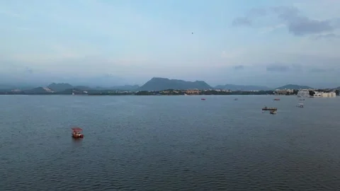 Pichola lake Stock Footage 314966642