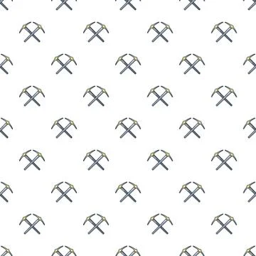 Pick axe tool pattern seamless 스톡 일러스트
