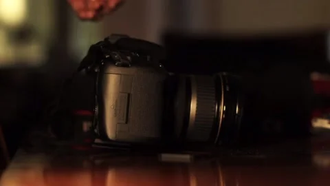 Pick Up Camera Stock Footage 135766855