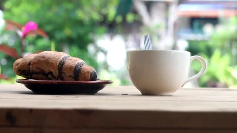 Pick up coffee cup Stock Footage 79081856