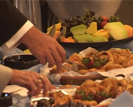 Pick up food Stock Footage 49219334