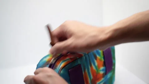 Pick Mask From Bag 库存影片 141065846