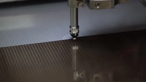 Pick up silicon die in die attach machine in semiconductor manufacturing Stock Footage 167156796