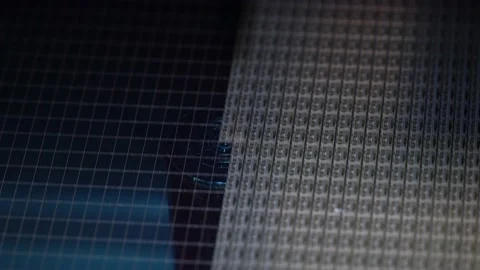 Pick up silicon die  in die attach machine in semiconductor manufacturing, Stock Footage 197034721