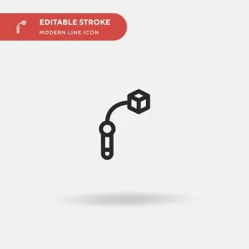 Pick Up Simple vector icon. Illustration symbol design template for web mobil Stock-Illustration