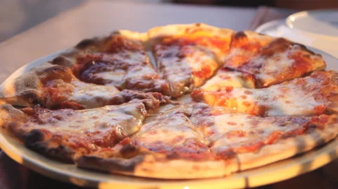 Pick Up Slice Of Pizza Video stock 60982917