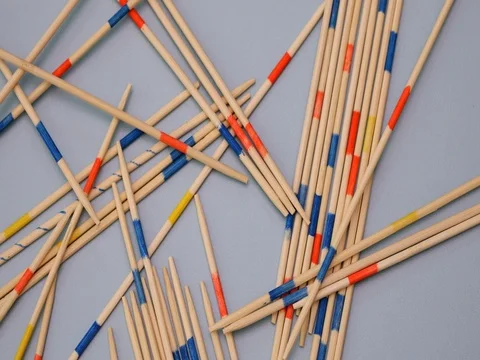Pick-up sticks Stock Footage 84712432