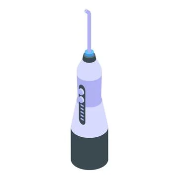 Pick teeth irrigator icon isometric vector. Oral health Stock-Illustration