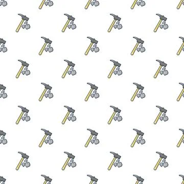 Pick tool pattern seamless 스톡 일러스트