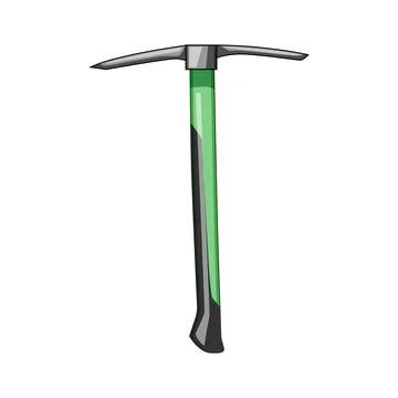 Pickax pickaxe cartoon vector illustration Stock Illustration