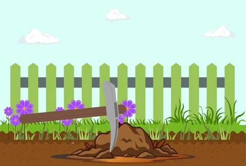 Pickaxe Concept Illustration Stock Illustration